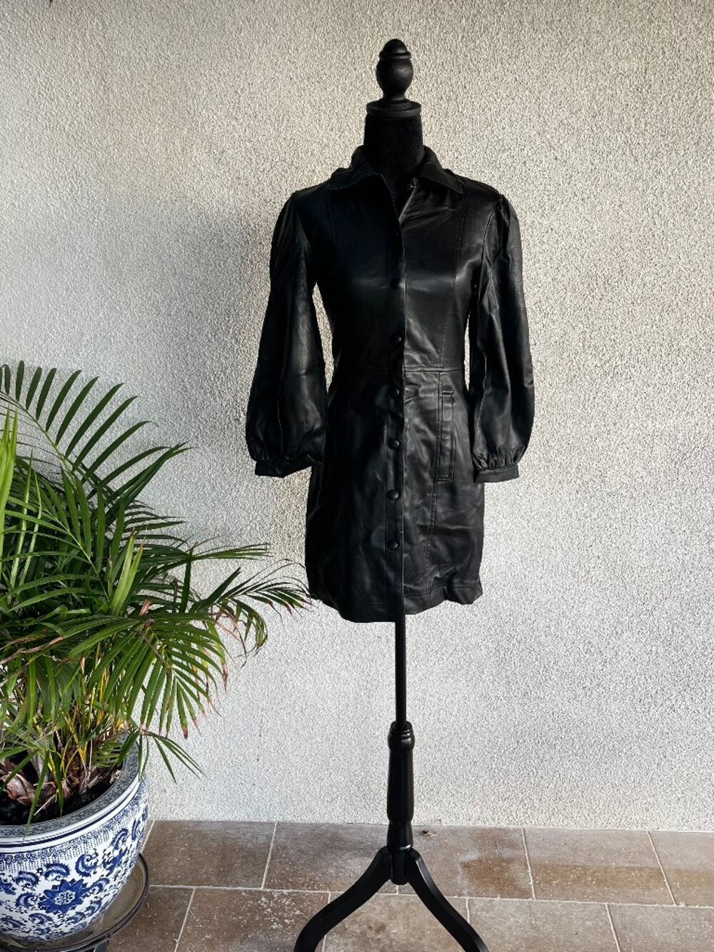 Faux Leather dress